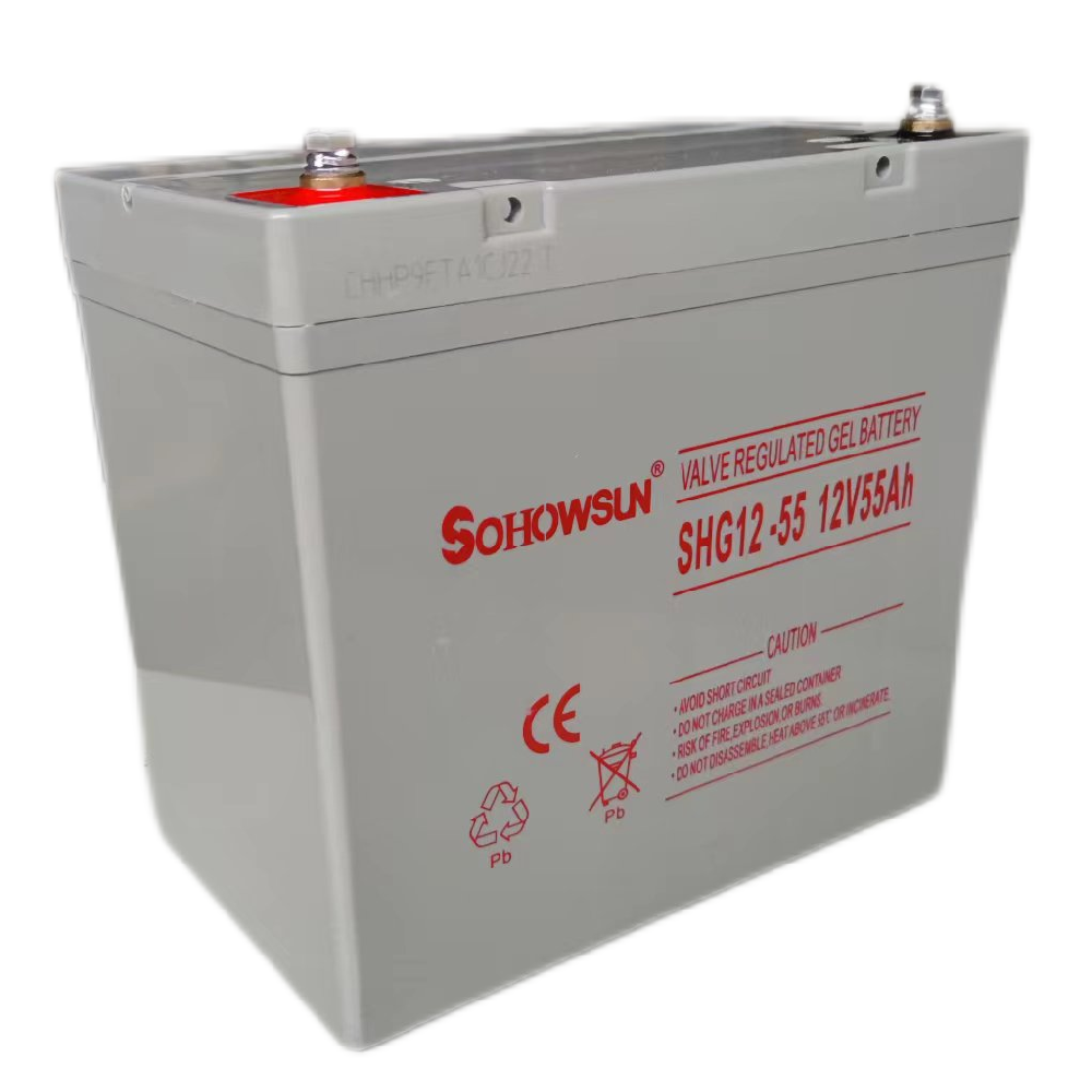SOHOWSUN胶体免维护蓄电池12V55Ah