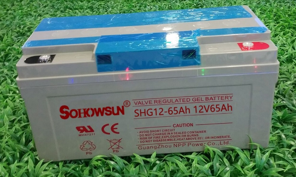 SOHOWSUN胶体免维护蓄电池12V65Ah